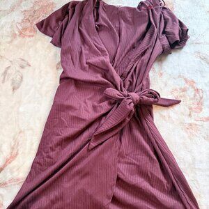 Cute burgundy dress